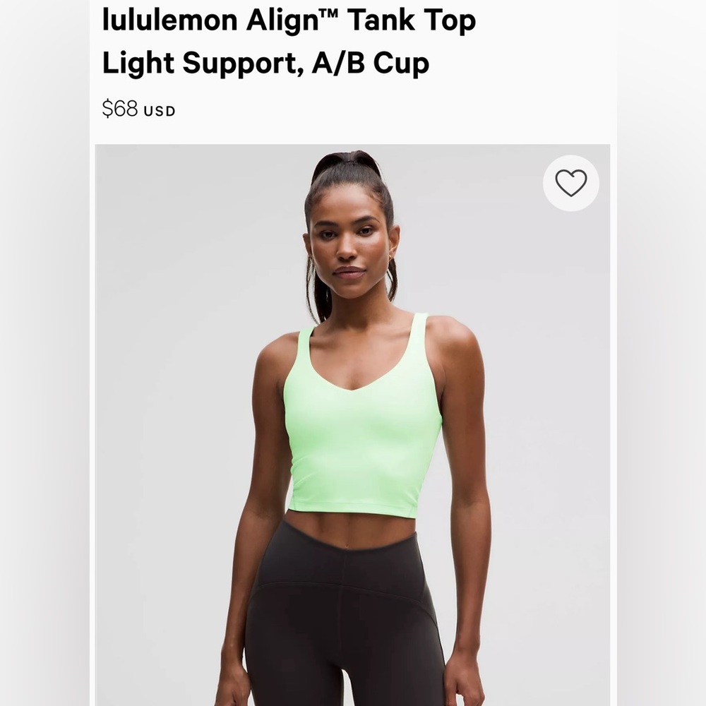 Align Lululemon Tank